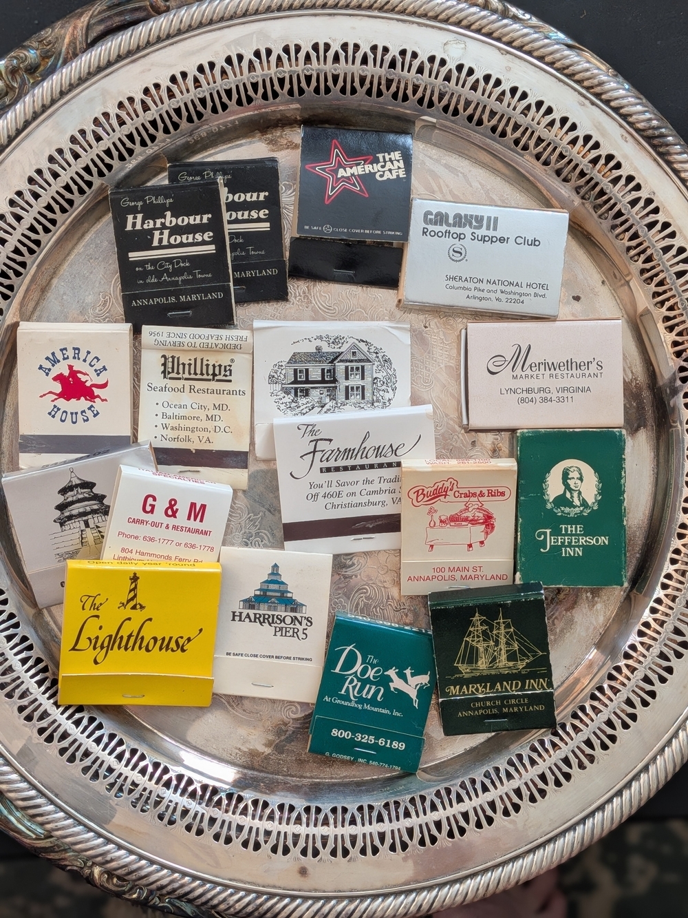 Matchbook Collection Lot (15) – Mid-Century East Coast Restaurants, Inns & Hotel